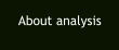 About analysis